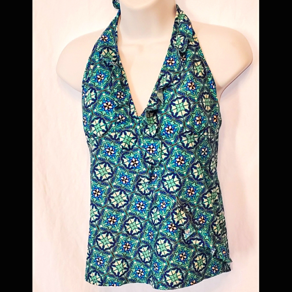 Asset by Spanx Womens Tankini Swimsuit Top Size L